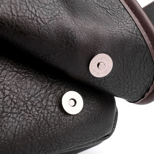 Maletín/Funda/Estuche para Portátil Retro para Hombre, para HP/<span class=keywords><strong>Lenovo</strong></span>/MacBook, de Cuero PU Resistente al Agua, <span class=keywords><strong>Mochila</strong></span> de Viaje de Gran Capacidad - Product Image 4