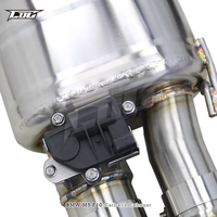 Système d'échappement sport à soupapes avec contrôle sonore X-Pipe en acier inoxydable BSK pour BMW M5/M6 F06/F12/F13 4.4T 2012-2016