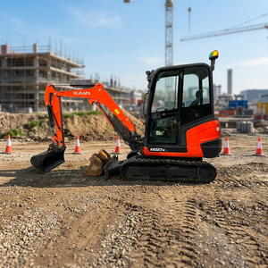 Mini-excavatrice sur chenilles Kubota KX027-4 à vendre, machine de construction prête à être expédiée - Product Image 2