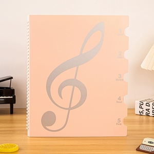 Wholesale Custom Logo A4 Coil <b>Music</b> Score Folder For <b>Music</b> School Supplies - Product Image 2