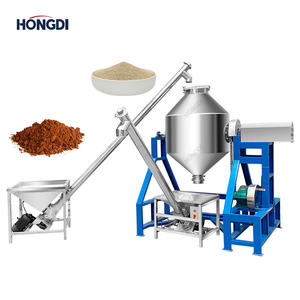 เครื่องปั่นผสมอาหารเม็ดผงเคมีทรงกรวยคู่พร้อมเครื่องบรรจุ - Product Image 1