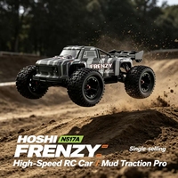 HOSHI N517A Frenzy, monster truck 4x4 brushless à l'échelle 1/12, vitesse 70 km/h, batterie LiPo 3S, télécommande 2,4 GHz 4 canaux, prêt à rouler (RTR), pour experts.