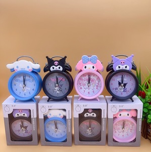 Réveil AL Kuromi Kawaii <span class=keywords><strong>Anime</strong></span> My Melody Réveil avec minuterie Cinnamoroll Mini Réveil pour salon Maison - Product Image 3