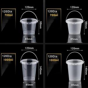 ถ้วยพลาสติกขนาดใหญ่พิเศษ 16 ออนซ์ 24 ออนซ์ 32 ออนซ์ สำหรับเครื่องดื่ม ชาผลไม้ น้ำผลไม้ ชานมไข่มุก พร้อมหูหิ้ว บรรจุภัณฑ์อาหารแบบนำกลับบ้าน รับทำโลโก้ตามสั่ง - Product Image 6