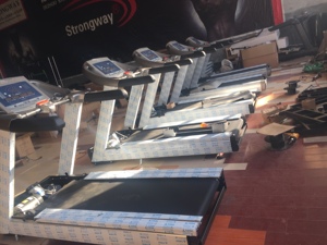 Attrezzature da palestra commerciali per il tempo libero funziona meglio acquistare una macchina tapis roulant elettrica a piedi tapis roulant con wifi tv surf internet - Product Image 3