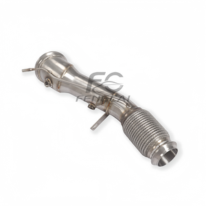 Factory Custom Sport Downpipe for BMW 4 Series 425i 430i G22 G23 G26 B48 2.0T Stainless Steel Exhaust Pipes Header - Product Image 3
