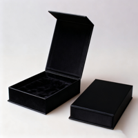 Boîte-cadeau rigide de luxe personnalisée à fermeture magnétique Conception pliable Carton recyclable Forme personnalisable Cils quatre couleurs