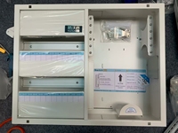 Boîtier de distribution d'alimentation intelligent KNX 100A 400V CA avec disjoncteur, contacts en cuivre, construction en acier et boîtier ABS