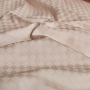 Set Copripiumino Professionale 100% Cotone Jacquard Lavabile in Lavatrice Motivo Geometrico Semplice Morbido Stile Europeo Americano per Casa e Hotel - Product Image 4