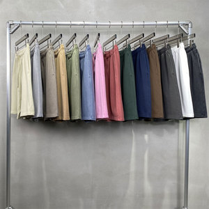 Nouveauté 2025 – Short vintage délavé à l'acide, 420 g/m², en coton épais, uni, sportif, de haute qualité, confortable et élégant, impression à la demande - Product Image 3