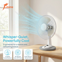 Ventilateur de table silencieux à 3 vitesses pour chambre à coucher, faible bruit, économie d'énergie, oscillation à 90 degrés, grand angle, ventilateur de table à 3 pales
