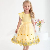 Robe de soirée Nouvelle Collection Été 3-8 ans Vêtements pour bébé fille à la mode Vente en gros Robes de princesse fleuries pour filles