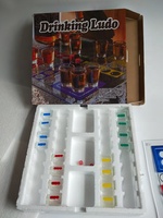 Fête personnalisée adulte verres à liqueur conseil boire Ludo jeu de société jeu de société