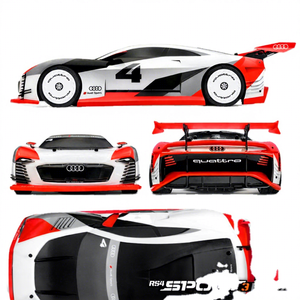 รถแข่งดริฟท์เรซิ่นไฟฟ้า HPI 1/10 <span class=keywords><strong>Audi</strong></span> <span class=keywords><strong>E</strong></span>-<span class=keywords><strong>tron</strong></span> <span class=keywords><strong>Vision</strong></span> <span class=keywords><strong>GT</strong></span> RC สำหรับเล่นในร่ม อายุ 14 ปีขึ้นไป รุ่น 160202 - Product Image 1