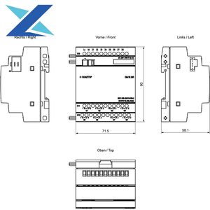 Mô-đun Mở rộng Siemens hoàn toàn mới nguyên bản 6ed10551nb100ba2 Logo <span class=keywords><strong>8</strong></span> DM16 24 6ed1055-1nb10-0ba2 Bộ điều khiển lập trình PLC - Product Image 3