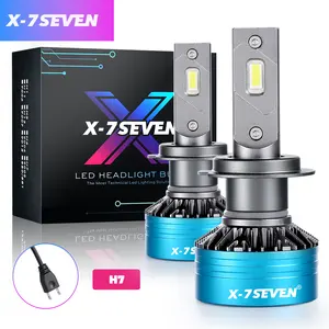 X-7SEVEN Premium Apollo 28000LM 140W yüksek güç H11 H7 araba Focos Led H11 otomotiv oto LED far lambaları tüm arabalar için