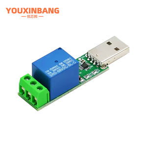 LCUS-1 Тип USB релейный модуль электронный Преобразователь PCB USB Интеллектуальный переключатель управления SRD-05VDC-SL-C 5V 10A Rele - Product Image 5