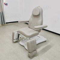 Nouvelle conception, fauteuil de pédicure personnalisé à base basse, mobilier hospitalier, fauteuil de podologie électrique à jambes séparées