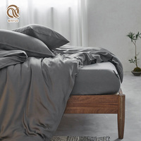 Draps 100% bambou infusés d'ions d'argent et de cuivre, ensemble de 4 pièces, ensembles de draps de lit