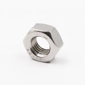 China factory stock din934 hex 304 stainless steel nut