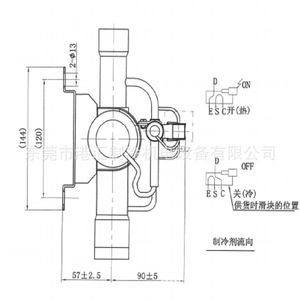 Válvula de control direccional de cuatro vías DSF 105 2100 DSF140 2100 para sistema hidráulico de refrigeración - Product Image 2