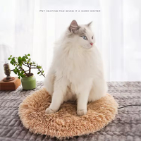 Couverture chauffante électrique pour animaux de compagnie, tapis chauffant en peluche USB, coussin pour chat et chien, tapis chauffant rapide, couverture électrique pour animaux de compagnie