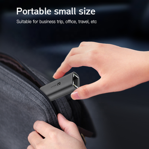 Convertidor de Concentrador de Red Gigabit USB 3.0 Tipo C a RJ45, Cable Adaptador Ethernet <span class=keywords><strong>LAN</strong></span> USB a RJ45 de 1000 Mbps - Product Image 5