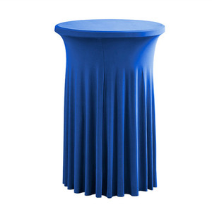 Elegante falda <span class=keywords><strong>de</strong></span> cóctel cubierta <span class=keywords><strong>de</strong></span> mesa <span class=keywords><strong>para</strong></span> bodas fiesta evento diseño elegante tela elástica duradera pieza <span class=keywords><strong>de</strong></span> decoración perfecta - Product Image 6