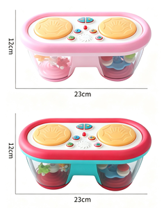Wholesale Musical Hand Clap <b>Drum</b> Toy Color Change Night Light <b>Drum</b> Projector Rotating Musical Instrument Toy - Product Image 5
