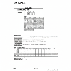 SMC Pneumatics Ensamblaje de tubos de poliuretano - Product Image 1