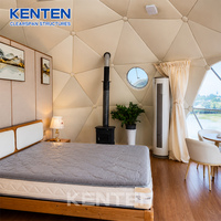 Casas Iglú Prefabricadas KENTEN para Exteriores, Tiendas de Campaña Geodésicas, Hotel Geodomo, Casa Domo Prefabricada, Tiendas de Glamping con Baño