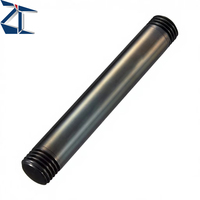 ZSSFAL Axe linéaire en acier au carbone nickelé à double filetage, acier inoxydable 304, autres fixations et composants de quincaillerie