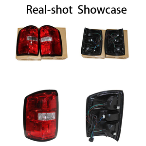 Enormous Manufacturer <b>Red</b> Lens <b>LED</b> Tail <b>Lights</b> for 2014-2018 GMC Sierra 1500 2500 3500 Vehicle Parts Accessories Pair Taillights - Product Image 4