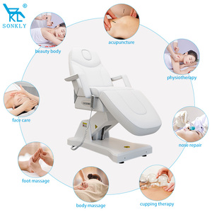 SONKLY Cama de Belleza de 3 Motores, Sillón Cosmético, Cama y Silla para Esteticista, Butaca para Estética con Luz Incluida - Product Image 3