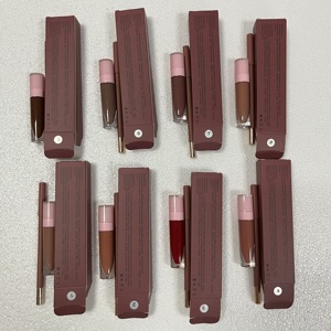 Nhãn Hiệu Riêng <span class=keywords><strong>2</strong></span> Trong 1 Lâu Dài Các Nhà Cung Cấp Thuần Chay Khỏa Thân Lip Gloss Matte Son Bóng Và Lót Thiết Lập - Product Image 5