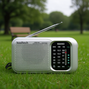 Radio portable Kooltech CPR143 4 bandes FM AM SW avec antenne et haut-parleur - Product Image 2