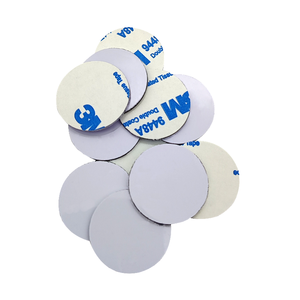 Дешевые ПВХ <span class=keywords><strong>NFC</strong></span> карты 25 мм RFID метки 13,56 мГц карта этикетка монета белая монета <span class=keywords><strong>NFC</strong></span> этикетки для Мобильных Платежей - Product Image 4