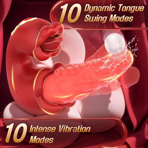 Estimulador Clitoriano Vibrador Juguetes Sexuales para Mujeres Vibradores de Impulso Lingual Dildo Rosa Juguetes Sexuales con 10 Modos de Balanceo y Vibración - Product Image 5