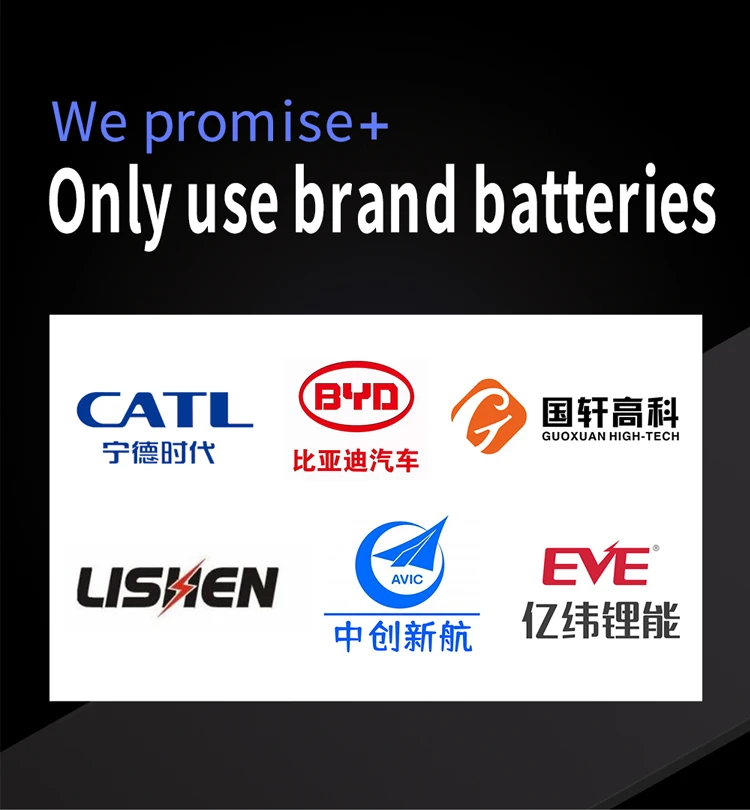 Golf cart battery 48V 100AH lithium ion batteries for RV trailer AGV forklift battery 12V 24V 60V 60Ah 200Ah 300Ah with BMS