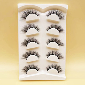 ขนตาแมวธรรมชาติจํานวนมาก 5 คู่ขนตาแถบปุยผู้ขาย 3d มังสวิรัติขนตาปลอมชุดขนตาตาสุนัข<span class=keywords><strong>จิ้งจอก</strong></span>ผลตาของคุณโลโก้ - Product Image 5