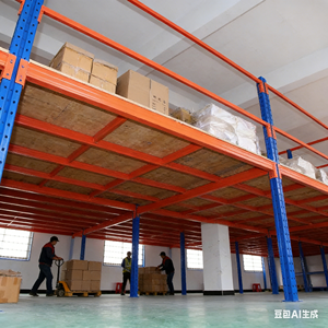 Platform Mezzanine Industri Hemat-Ruang, Struktur Ekspansi Penyimpanan Bertingkat Berat, Lantai Baja Gudang Multi-level, Struktur Penyimpanan yang Dapat Disesuaikan - Product Image 4