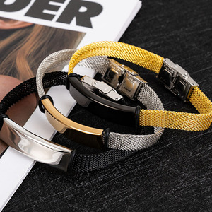 Bracciale personalizzato in acciaio inossidabile per coppie - Product Image 6