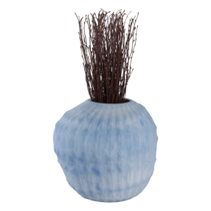 Vaso in vetro decorativo moderno intagliato, elegante vaso per fiori per soggiorno, camera da letto, ufficio, tavolo - Product Image 2