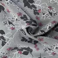 Tela Estampada 100% Poliéster, Acabado Suave, Tela con Estampado Arrugado Koshibo 75D