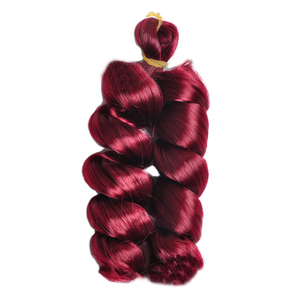 Cabello sintético <span class=keywords><strong>rizado</strong></span> en espiral francés de 12 pulgadas y 75 gramos <span class=keywords><strong>para</strong></span> <span class=keywords><strong>trenzas</strong></span> de ganchillo sueltas premium, <span class=keywords><strong>para</strong></span> mujeres negras, <span class=keywords><strong>trenzas</strong></span> cortas estilo boho. - Product Image 2