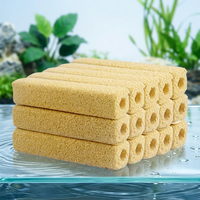 Blocs filtrants carrés en céramique pour aquarium, médias biologiques écologiques pour bassin d'eau salée, aquarium et filtration de l'eau.