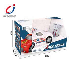 2025 más nuevo policía aleación luz música estacionamiento pista ranura juguete, niños pista estacionamiento Juguetes Coche - Product Image 5