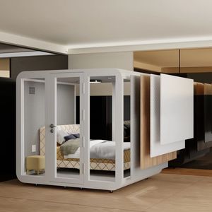 La sala <span class=keywords><strong>de</strong></span> música prefabricada acústica portátil para el hogar también se puede utilizar como un divisor <span class=keywords><strong>de</strong></span> espacio <span class=keywords><strong>de</strong></span> habitación insonorizado para el trabajo o la oficina - Product Image 4