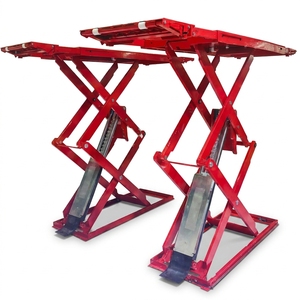 <span class=keywords><strong>Pont</strong></span> élévateur à <span class=keywords><strong>ciseaux</strong></span> <span class=keywords><strong>double</strong></span> 4t encastré ultra-plat hydraulique pour voitures 3.0kW 380V/220V-SXJS4020 - Product Image 1