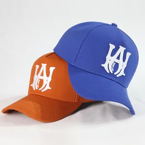 5 Panel Baseball Caps Wholesale High Quality Dad Hats Custom Embroidery Letter Logo Canvas Cap